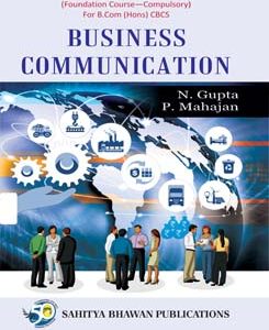 Business Communication Book B.Com BBA MCom MBA - Sahitya Bhawan