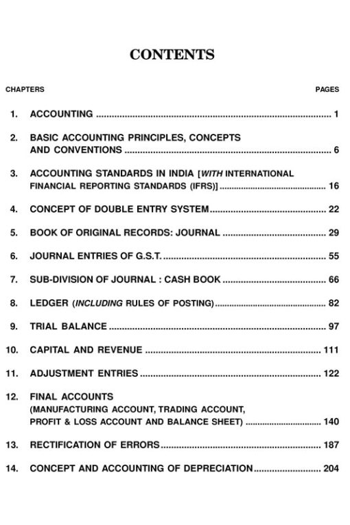 Fundamentals Of Accounting Book B.B.A. Sem I DBRAU - Dr SM Shukla