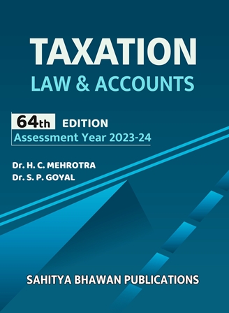 Taxation Law & Accounts Book B.Com (Hons) III Year - Dr H.C Mehrotra