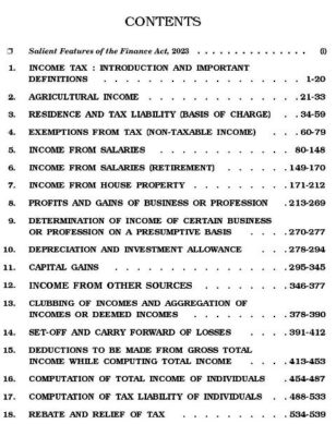 Income Tax Law & Accounts A.Y 2023-24 - Dr H.C Mehrotra Dr S.P Goyal