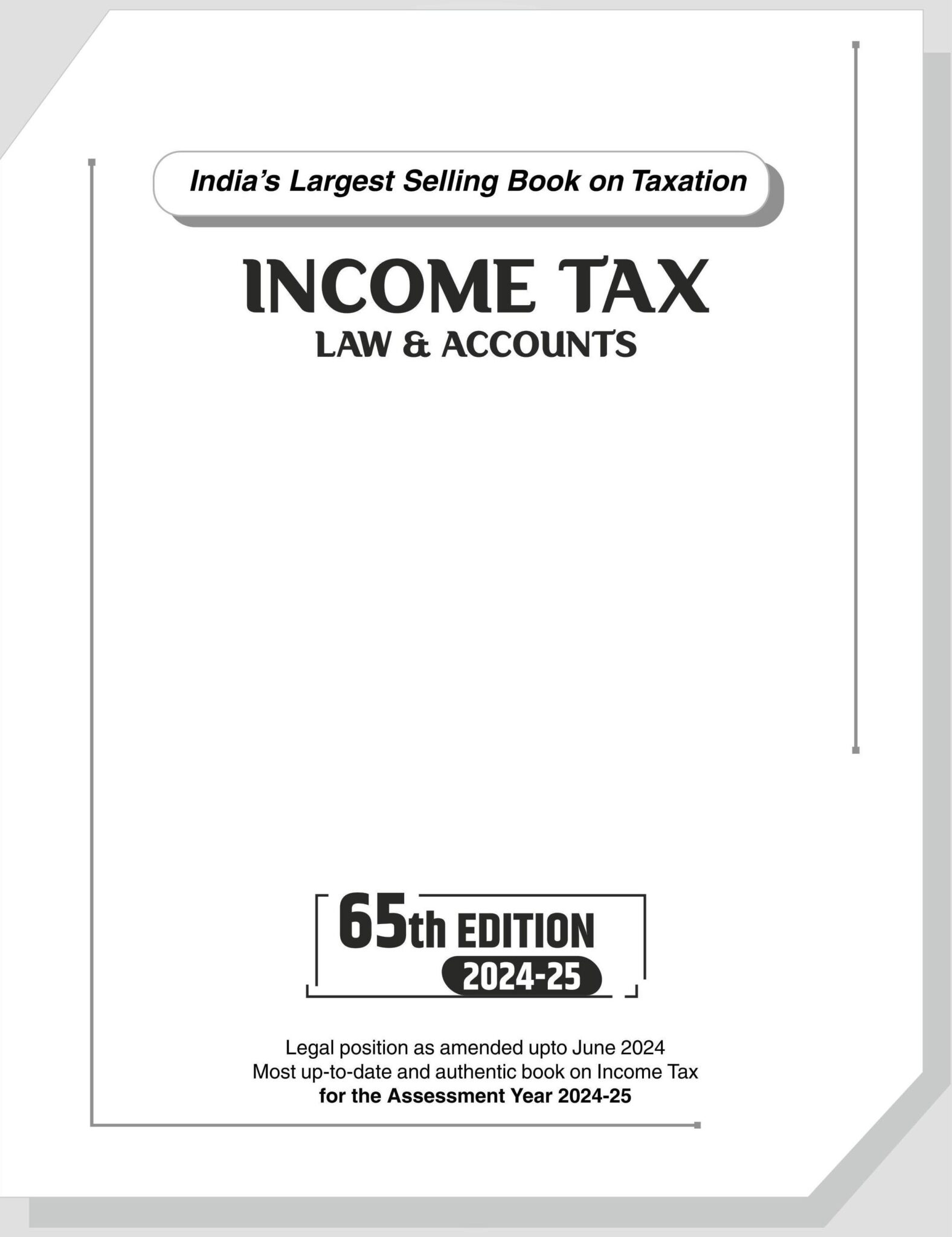 Income Tax Law & Accounts A.Y 2023-24 - Dr H.C Mehrotra Dr S.P Goyal