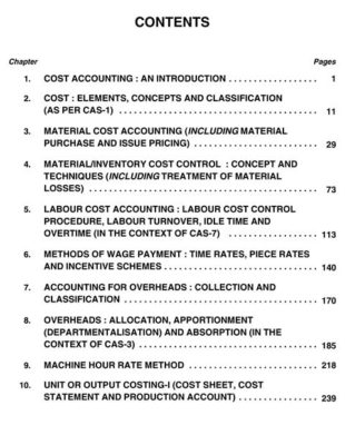 Cost Accounting For BCom III Sem. Of Various Universities U.P By Prof ...